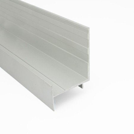 Schlupftürprofil, U, Aluminium, Paneel 40 mm, Türseiten, SafeStep, L=3100 mm