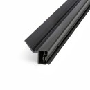 Seitliche Dichtung, PP+TPE, thermal break, Schwarz, L=4060mm