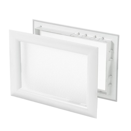 Fenster, rechteckig, Kunststoff, RES, Sektion 35-45 mm, Kingspan, EPCO, weiß, granitiert, Klikverbindung